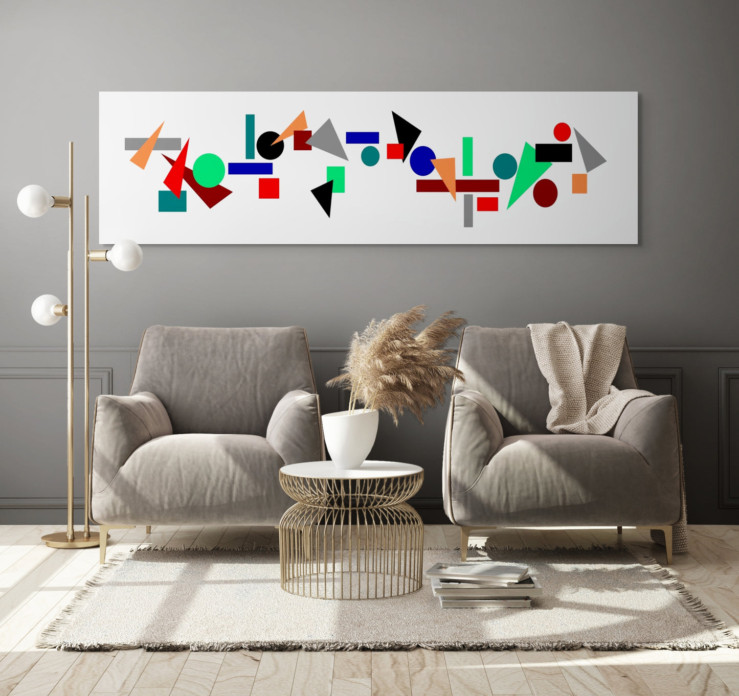Musical Notes 070204B 24" x 84"