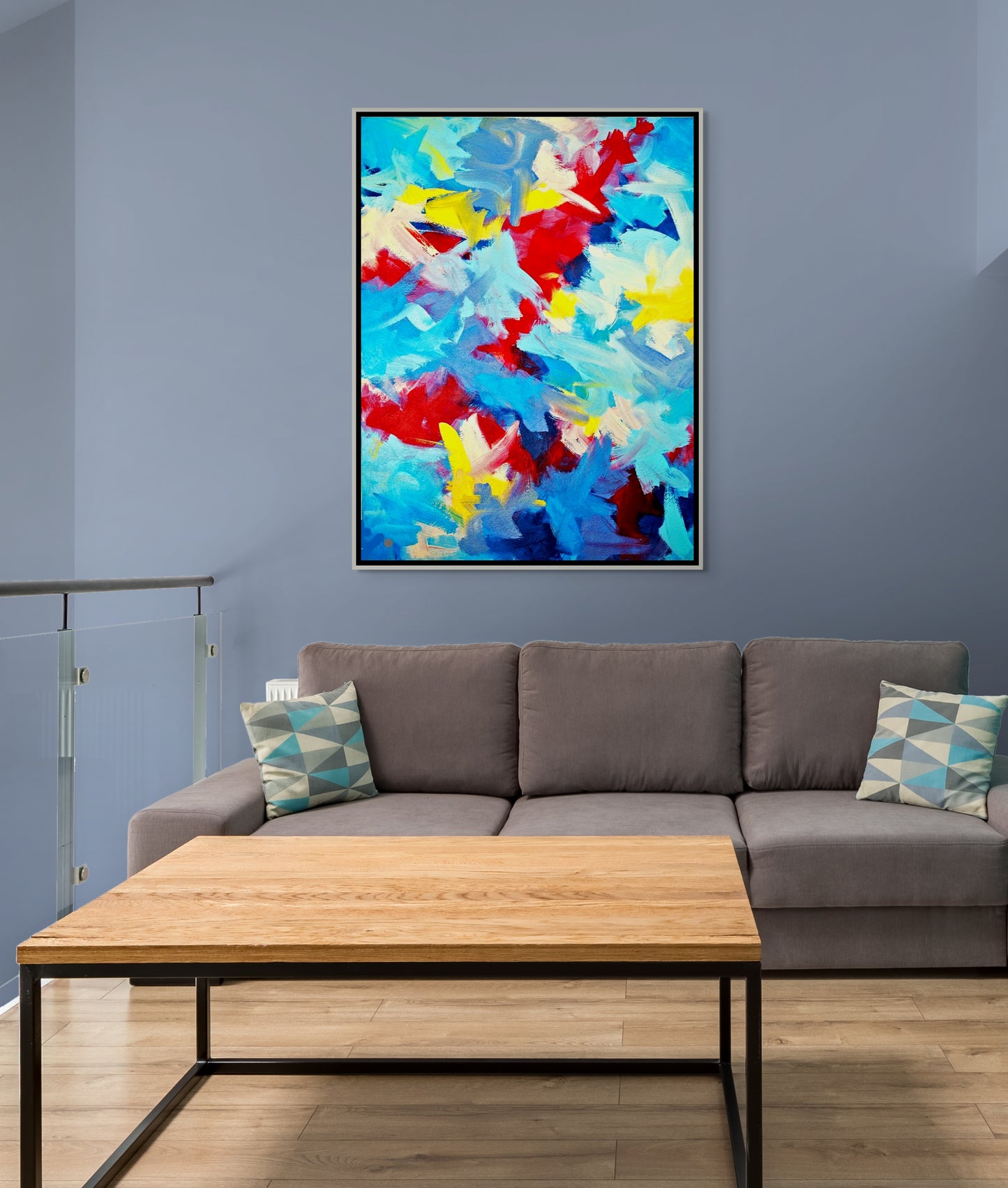 Rising Red 36" x 48"