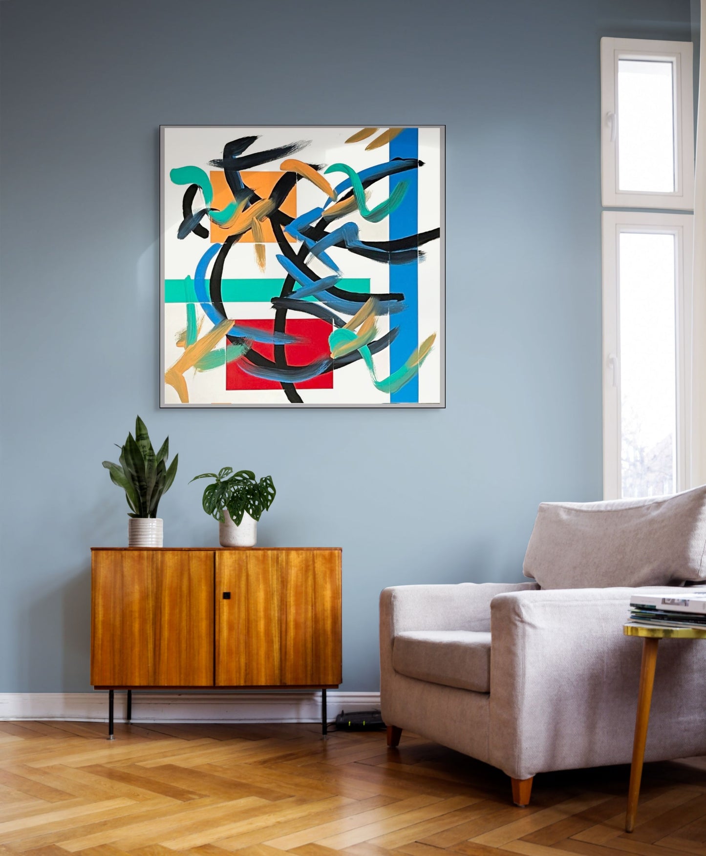 Storm 060125 36" x 36"