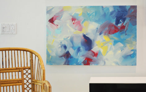 "Swirling Waters 030119B" 24" x 36"