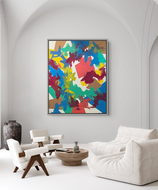 Joyful Commotion 48" x 60"