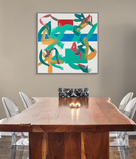 Tension 36" x 36"