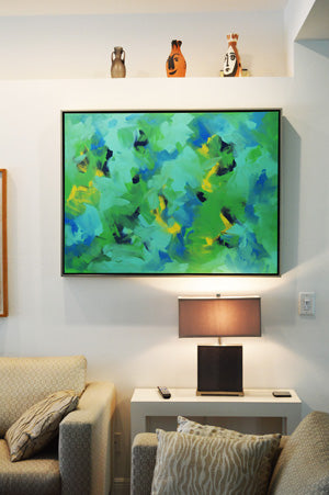 "Babbling Brook"    36" x 48" Framed