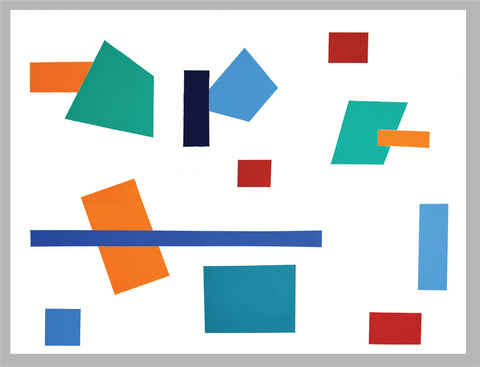 "Blue Line"   36" x 48"