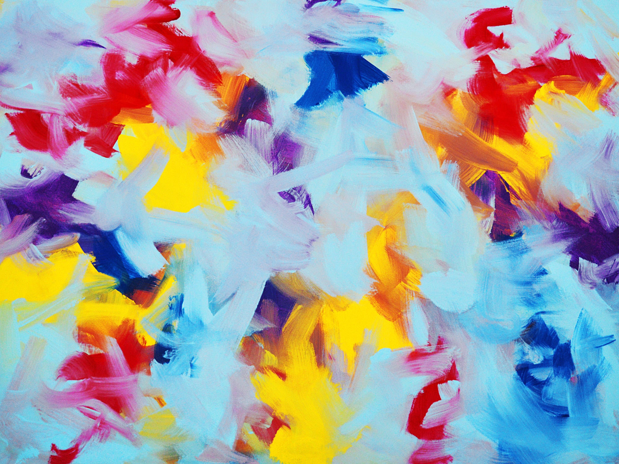 "Happy Birthday"    36" x 48"