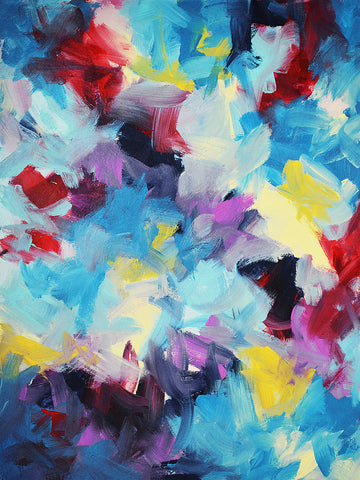 "Explosion of Color"    36" x 48"