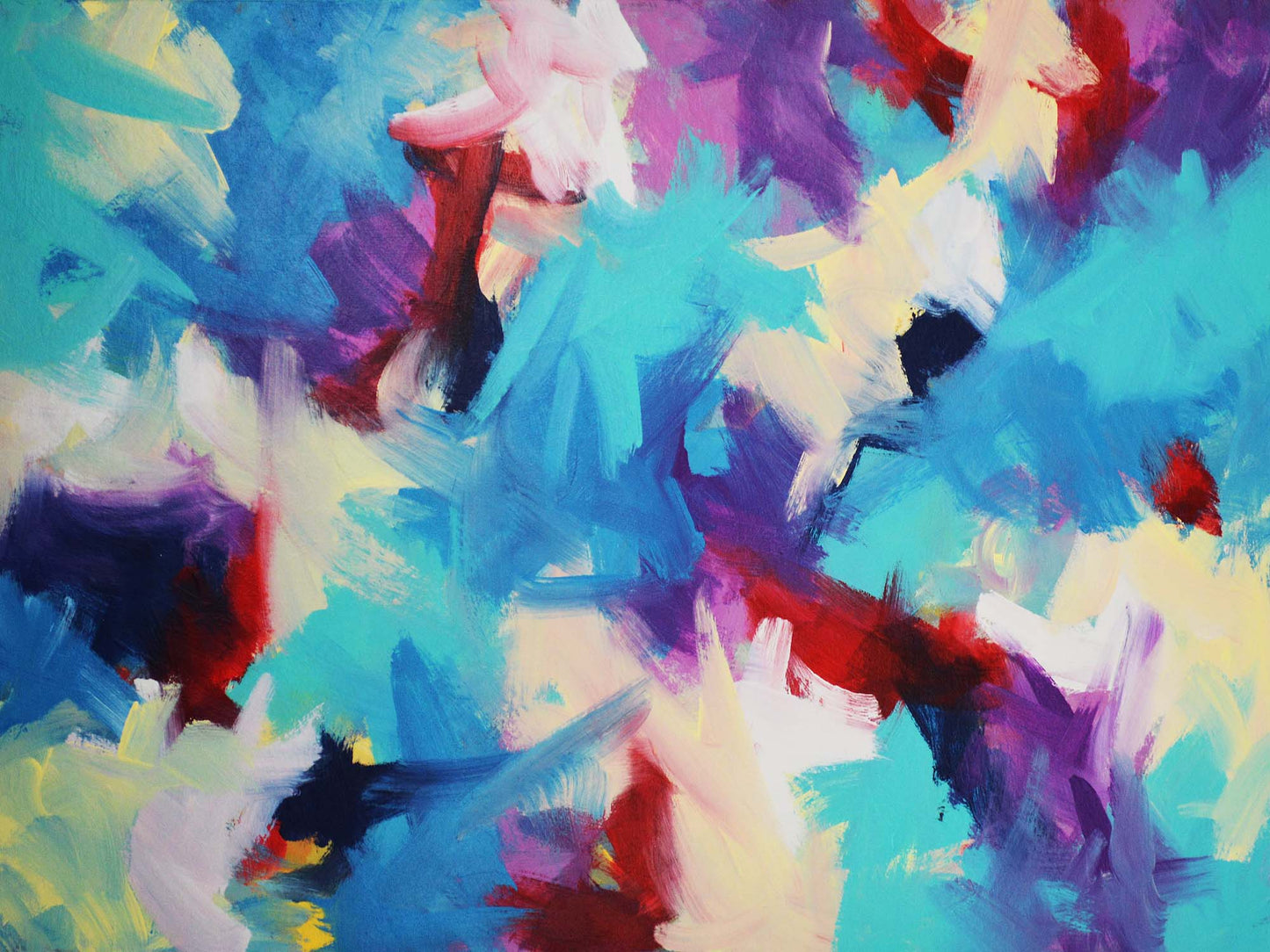 "Purple Blues"   36" x 48"