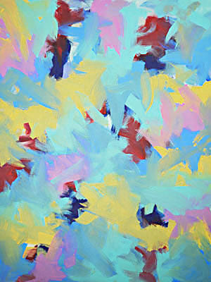 "Summer Flowers"    36" x 48"