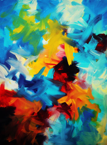 "Wild Fires"    36" x 48"