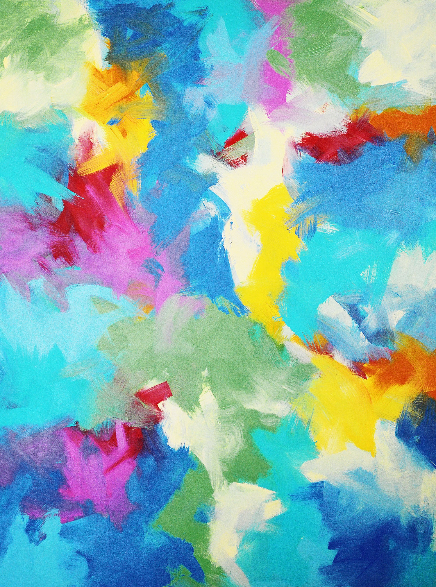 "Softly Rising"   36" x 48"