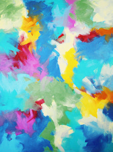"Softly Rising"   36" x 48"