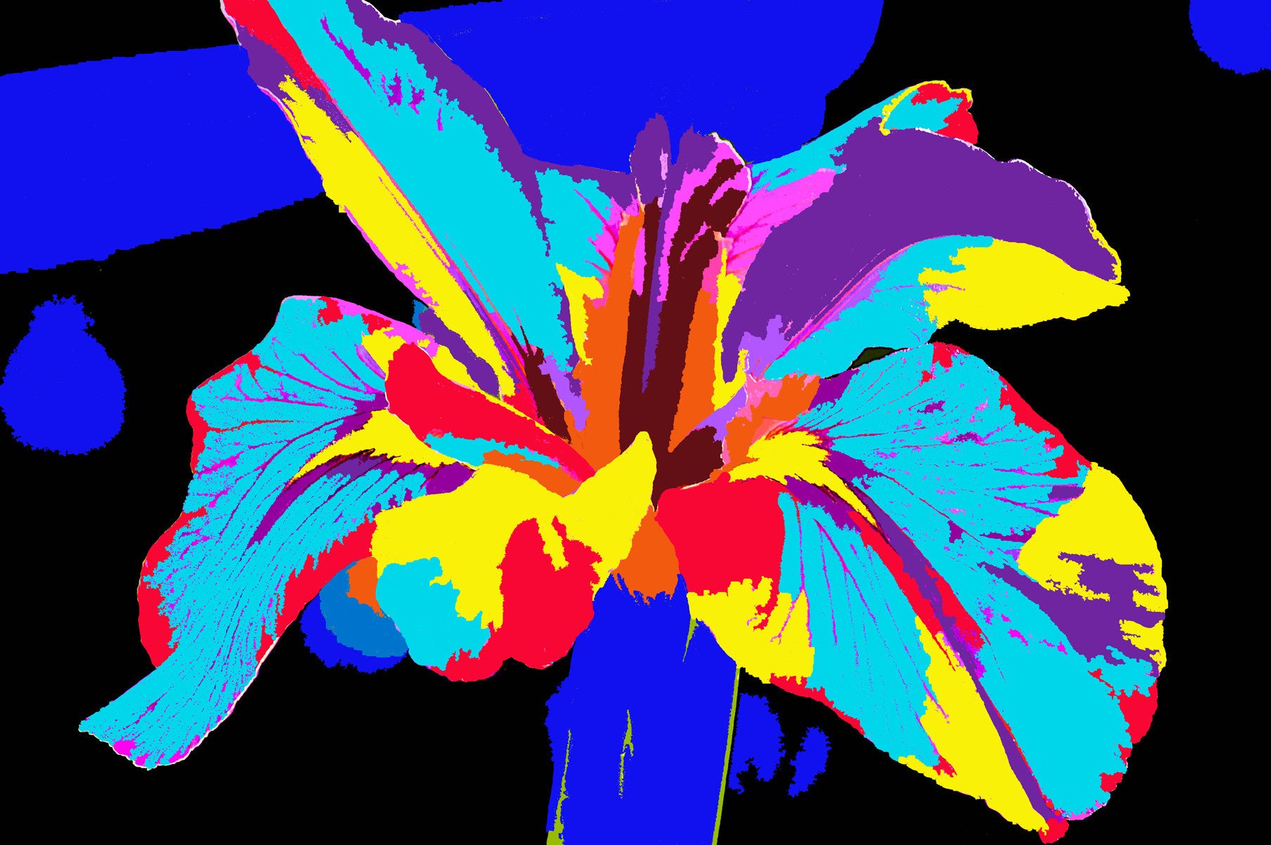 Botanical Gardens Iris #758 Composite