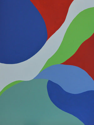 "Flowing Grey"    36" x 48"